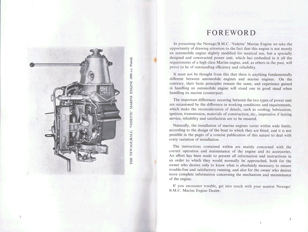 operator's handbook foreword