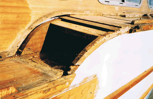 damage to deck